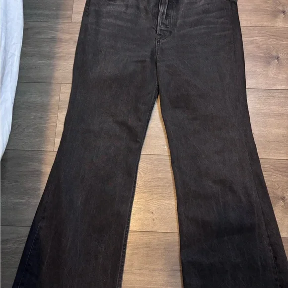 GRLFRND Charcoal Wide Leg Jeans - Picture 3 of 8